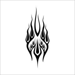 Monochrome Elegance: Black and White Vector Tattoo Designs