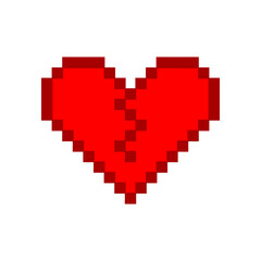 Pixel Heart Illustration