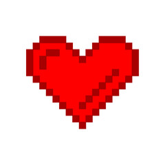 Pixel Heart Illustration