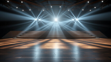 spotlight on stage HD 8K wallpaper Stock Photographic Image 