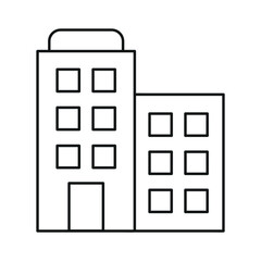 Linear Buildings Icon