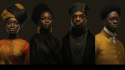 Black month history . Art. 
African Americans