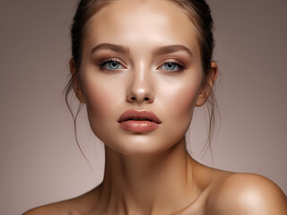 Fototapeta premium close up portrait of a woman