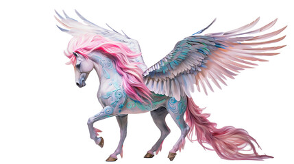 Obraz na płótnie Canvas ペガサスのイメージ - image of Pegasus - No6-1 Generative AI