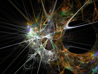 Imaginatory fractal abstract background Image