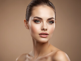 Fototapeta premium close up portrait of a woman
