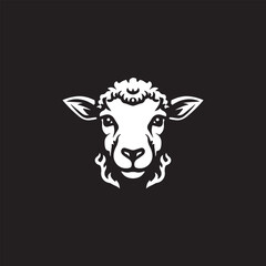 Fototapeta premium black and white sheep