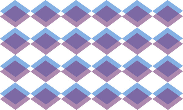 two tone blue and purple diamond checkerboard repeat pattern, replete image, design for fabric printing