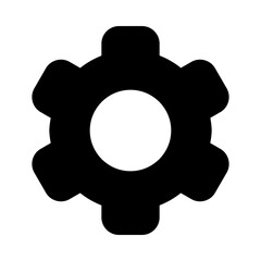 Gear icon for settings and configuration