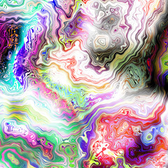 Abstract colorful wavy groovy psychedelic background. Abstract marbleized effect background.