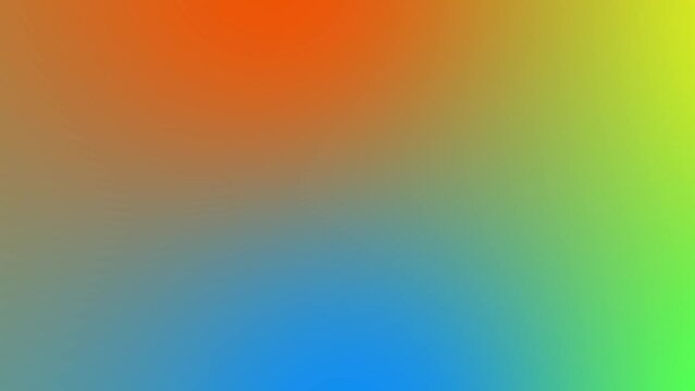 Motion graphics animation smooth rainbow background loop pattern design pastel colour visual digital effect background green orange yellow blue lime 4K