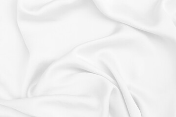 Simple white fabric background, blank white fabric texture background
