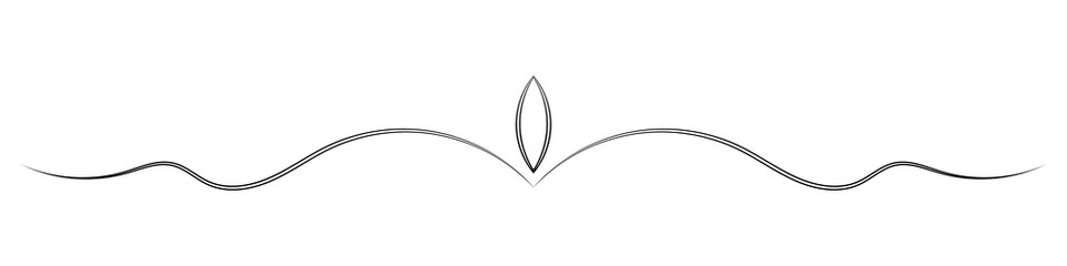 Vintage lines. Decorative elements. Border flower collection.