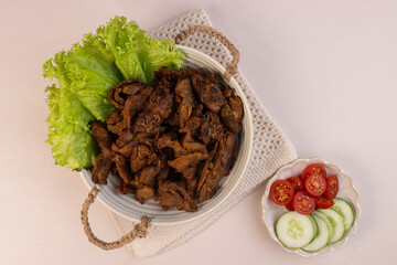 Beef Tapa, Tapsilog  is Filipino Traditional Beef Dish, Dried Cured Beef.