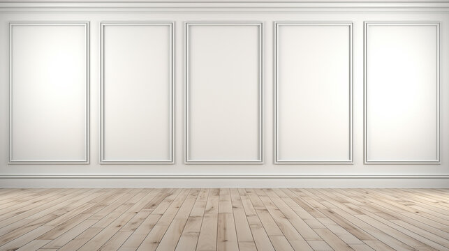 empty white room HD 8K wallpaper Stock Photographic Image 