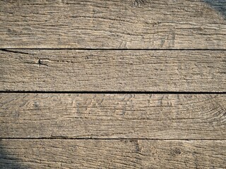 Old weathered damaged rustic vintage wooden flooring panel texture for background