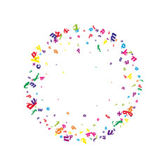 Concept of school background. Colorful childish