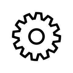 gear icon vector illustration