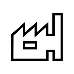 factory icon vector illustration