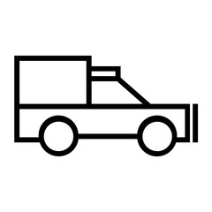 Fototapeta premium truck icon vector illustration