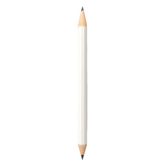 two head,two tips of one white pencil,business mind concept 
