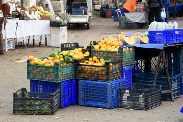 Obst und Gemüse auf türkischem Markt