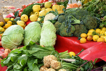 Obst und Gemüse auf türkischem Markt