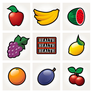 fruit slot machine icons