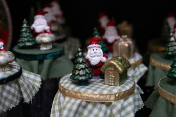 Christmas Celebrations and Christmas Decorations Background Photo, Kadikoy Istanbul, Turkiye (Turkey)
