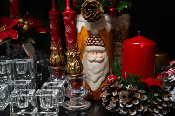 Christmas Celebrations and Christmas Decorations Background Photo, Kadikoy Istanbul, Turkiye (Turkey)