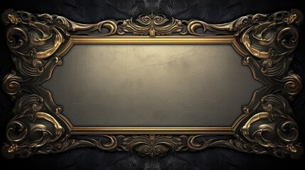 Introducing our decorative rank frame template. This background border, with its metallic elegance,...