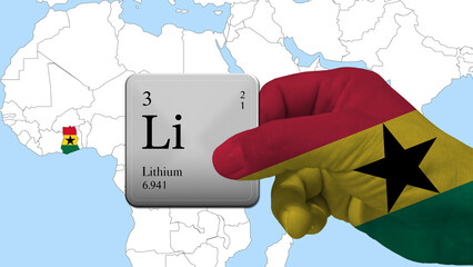 The state of Ghana, the new lithium producer