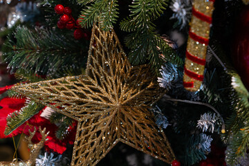 Christmas Celebrations and Christmas Decorations Background Photo, Kadikoy Istanbul, Turkiye (Turkey)