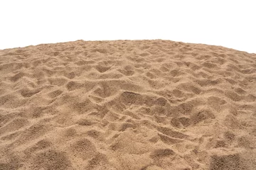 Fototapeten Piles of sand for construction. © bank_jay