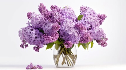 Spring Elegance: Capture the essence of spring with our closeup image of lilac flowers.