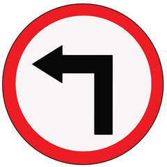 turn left vektor