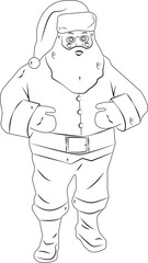 Babbo Natale disegno