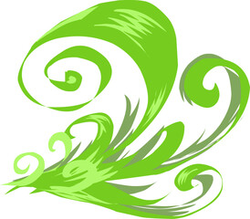 Elements of wind design illustration 