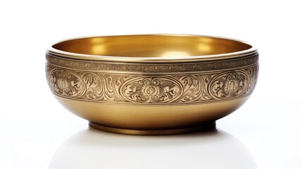 Timeless Elegance: Embrace the charm of the past with our vintage bronze and brass bowl. - obrazy, fototapety, plakaty