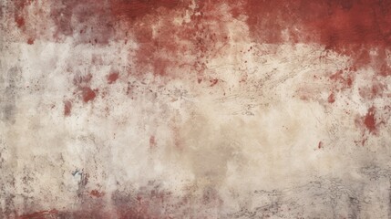 Abstract Red and Cream Grunge Texture Background