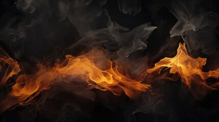 Ignite your designs with the dramatic beauty of Burning Paper on a Black Background.
