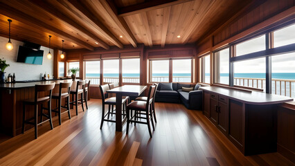 Naklejka premium interior of a pub