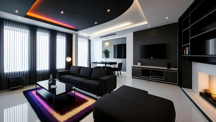 interior of modern living room
