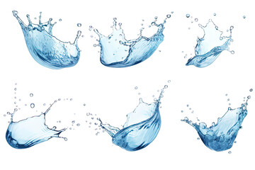 Obraz premium Set Of Water Splash