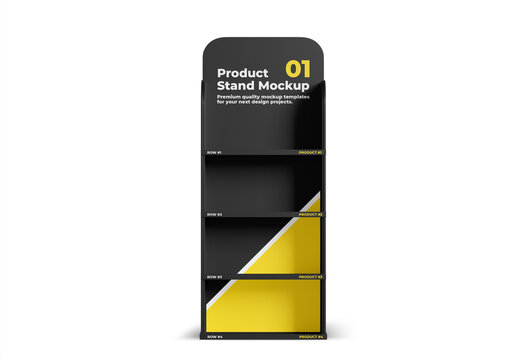 Product Rack Stand Mockup