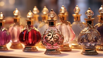 Fototapeta na wymiar perfumes bottles