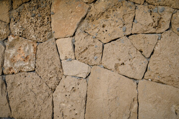 wall of real light stone as a background 1