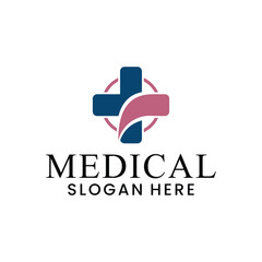 vector medical logo for health service symbol