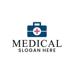 vector medical logo for health service symbol