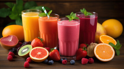Freshly pressed or juiced fruits promote health